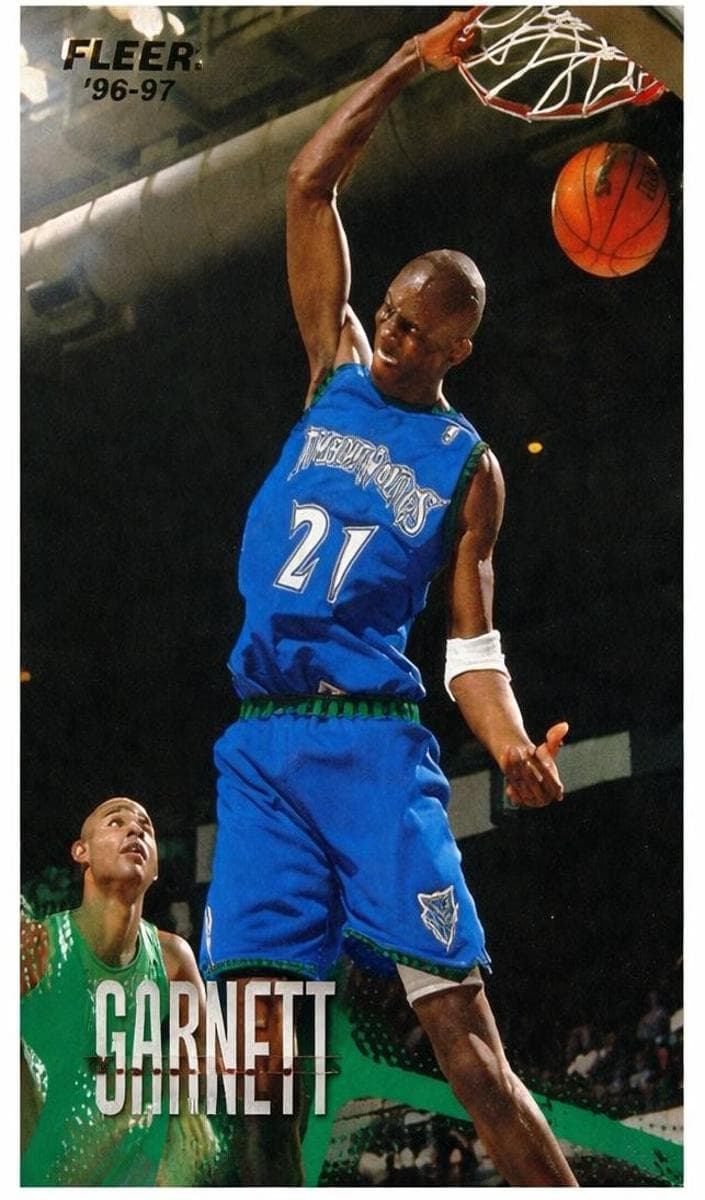 Kevin Garnett 1996 fleer Fleer