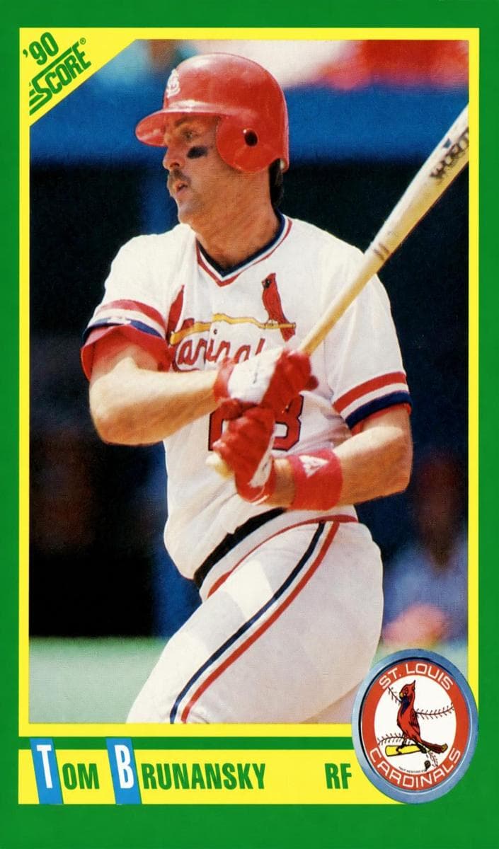 Tom Brunansky trading card