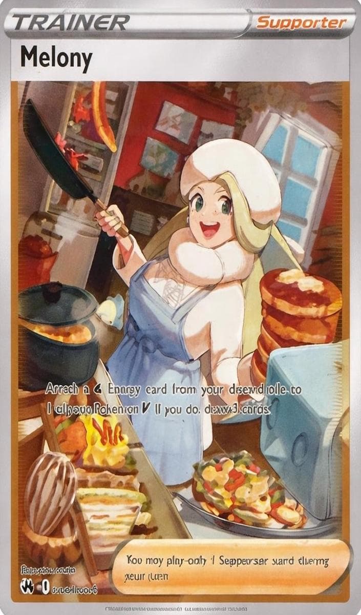 Melony trading card