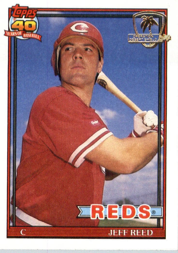Jeff Reed 1991 topps Topps