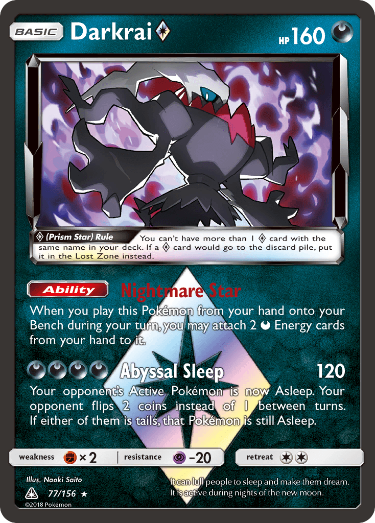 Darkrai Prism Star #77