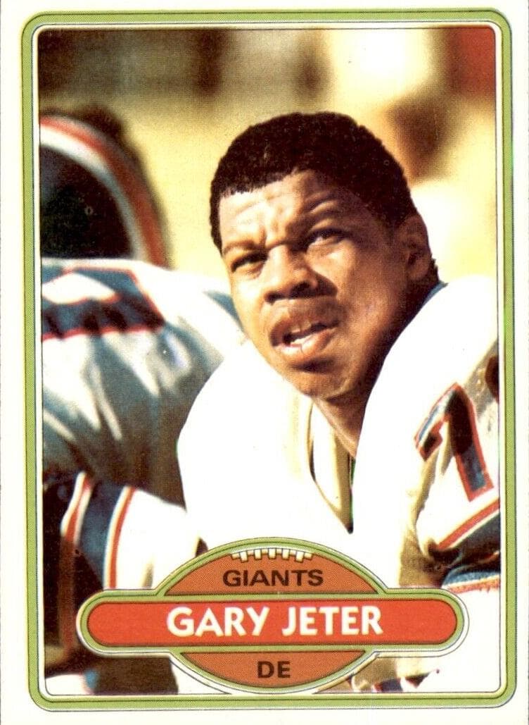 Gary Jeter 1980 topps Topps