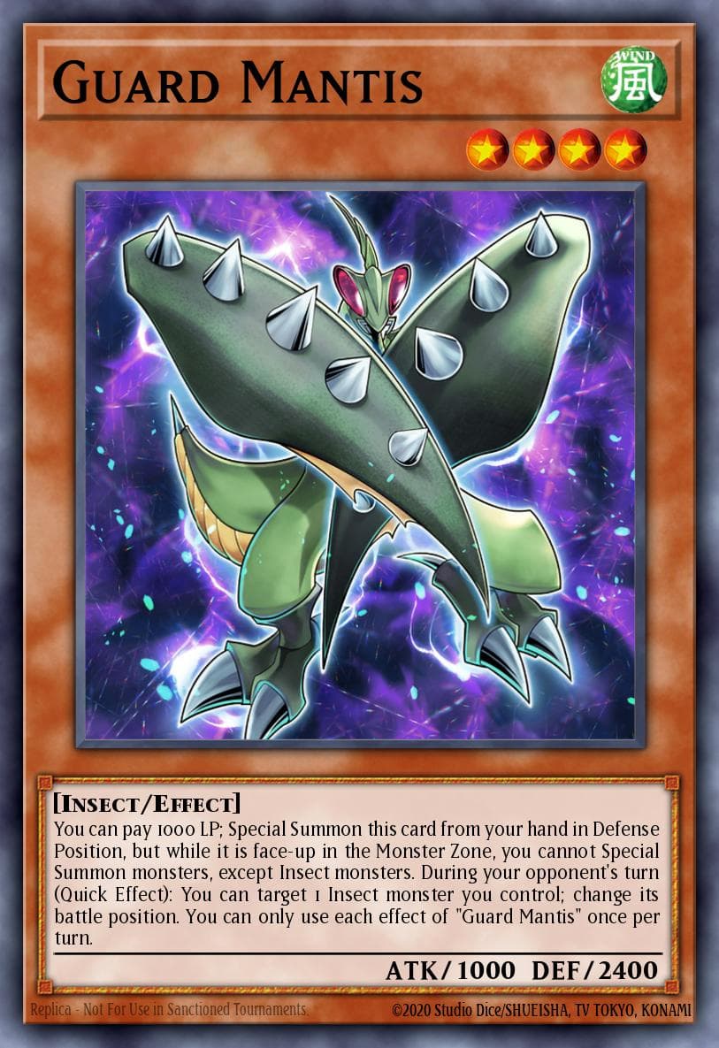 Guard Mantis 2023 Yu-Gi-Oh! Battles of Legend: Monstrous Revenge