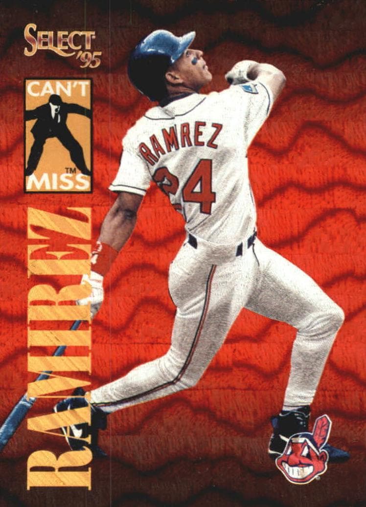 Manny Ramirez 1995 panini Select