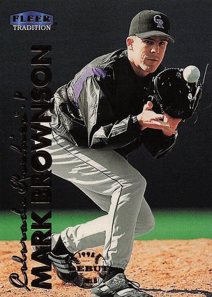 Mark Brownson 1999 fleer Fleer Tradition
