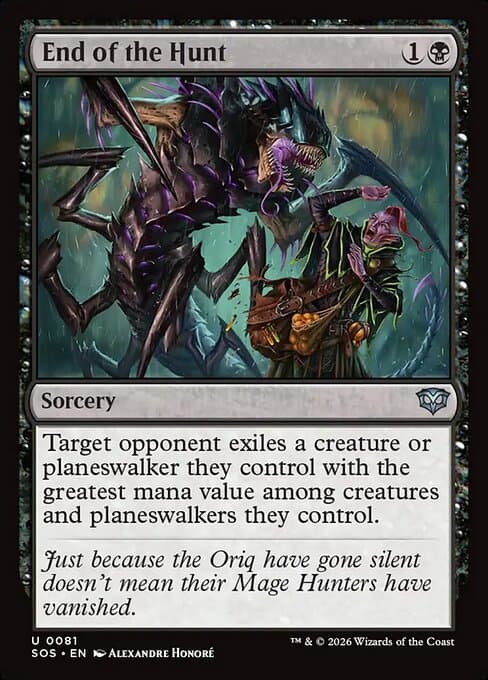 End of the Hunt 2026 Magic: The Gathering Secrets of Strixhaven