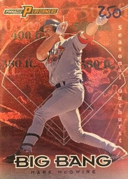 Mark McGwire 1998 unknown Pinnacle Performers