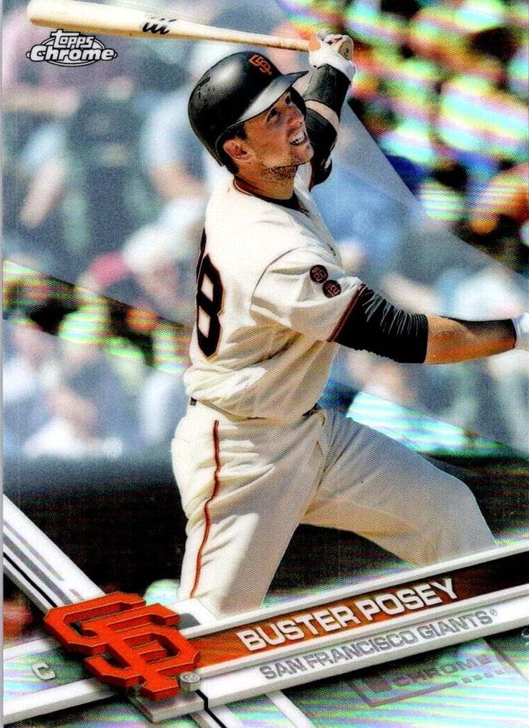 Buster Posey 2017 topps Topps Chrome
