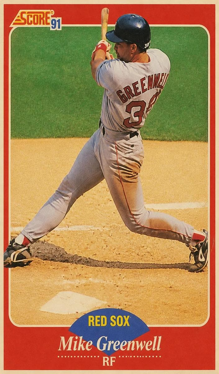 Mike Greenwell 1994 panini Score