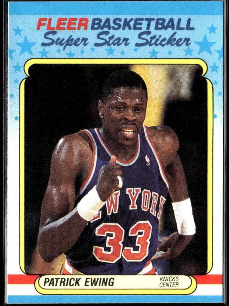 Patrick Ewing 1988 fleer Fleer