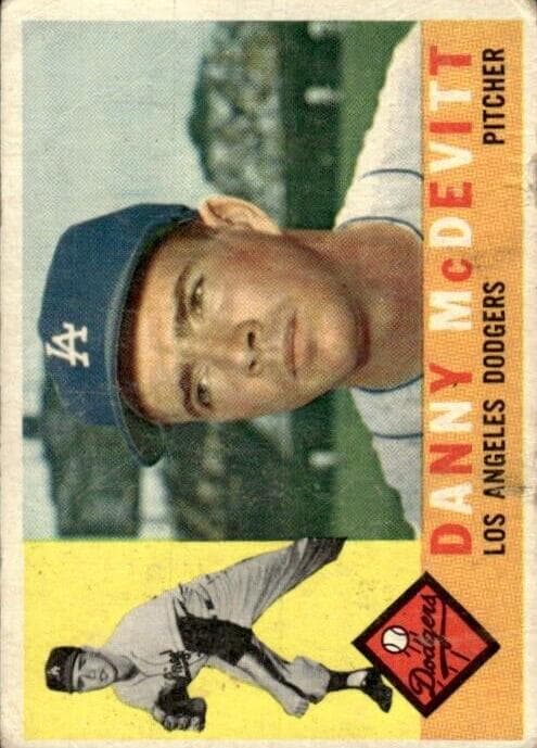 Danny McDevitt 1960 topps Topps