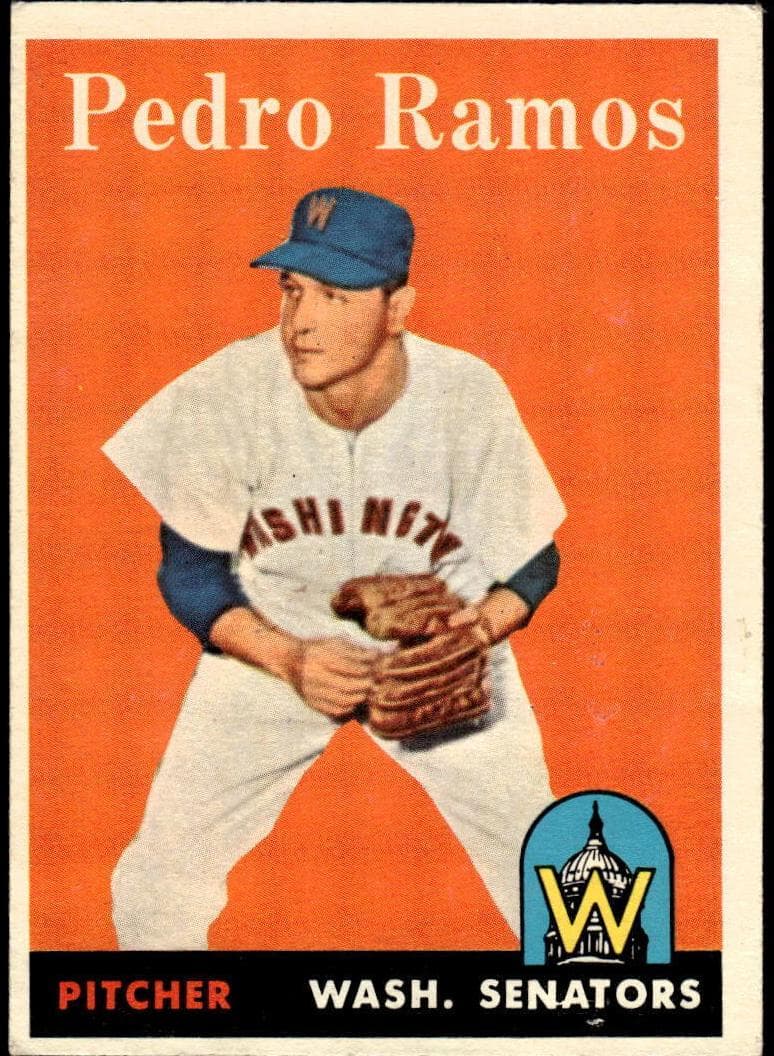 Pedro Ramos 1958 topps Topps