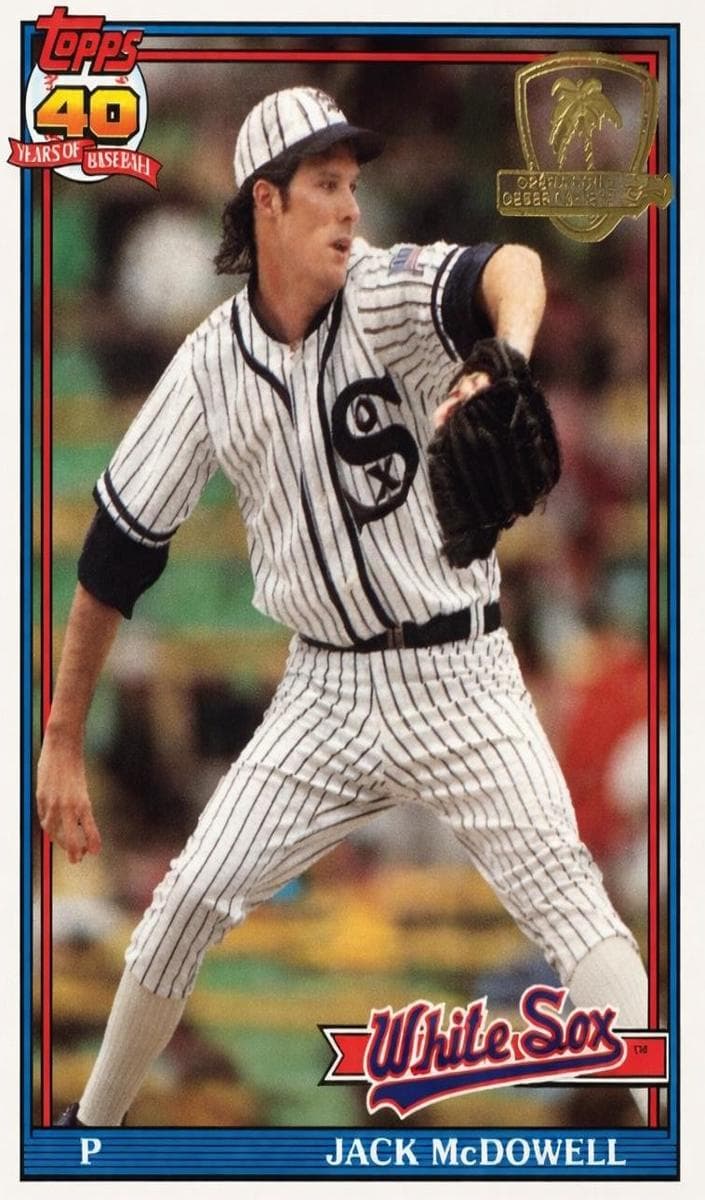 Jack McDowell 1991 topps Topps