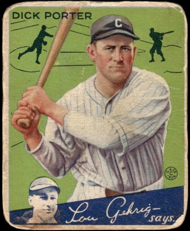 Dick Porter 1934 unknown Goudey