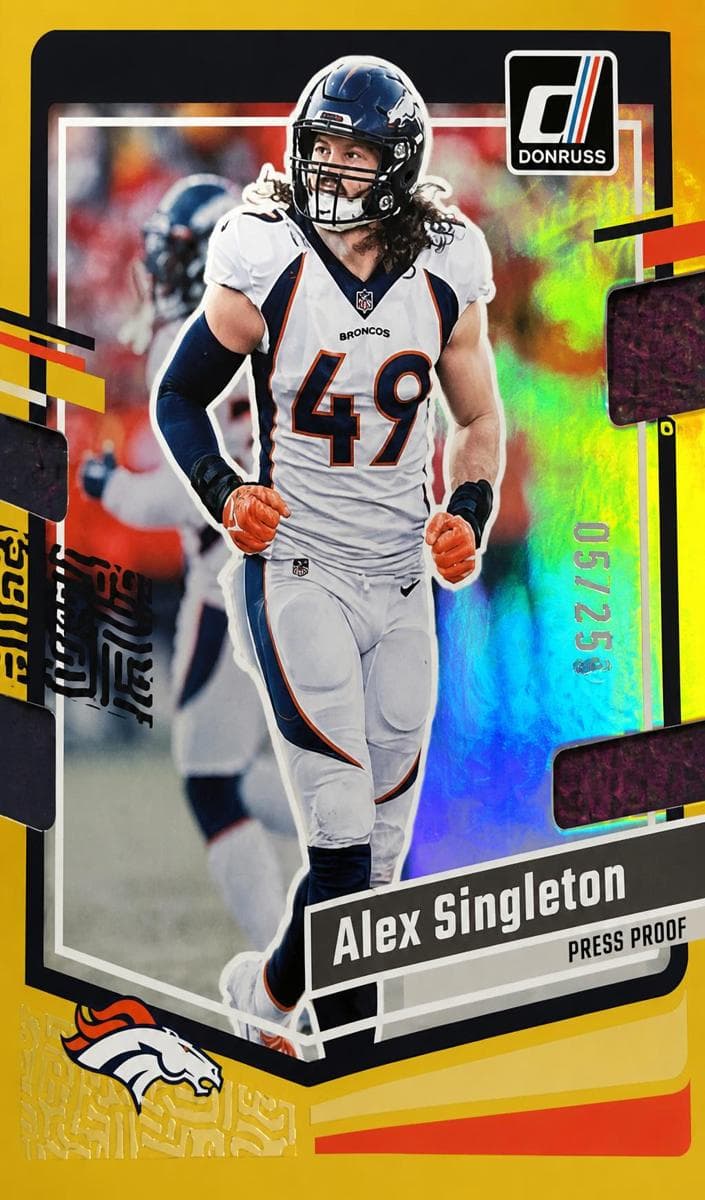 Alex Singleton 2023 panini Panini Donruss