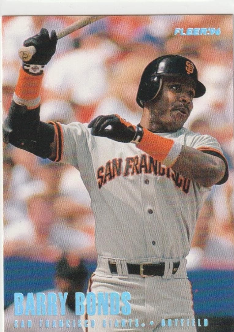 Barry Bonds 1996 fleer Fleer