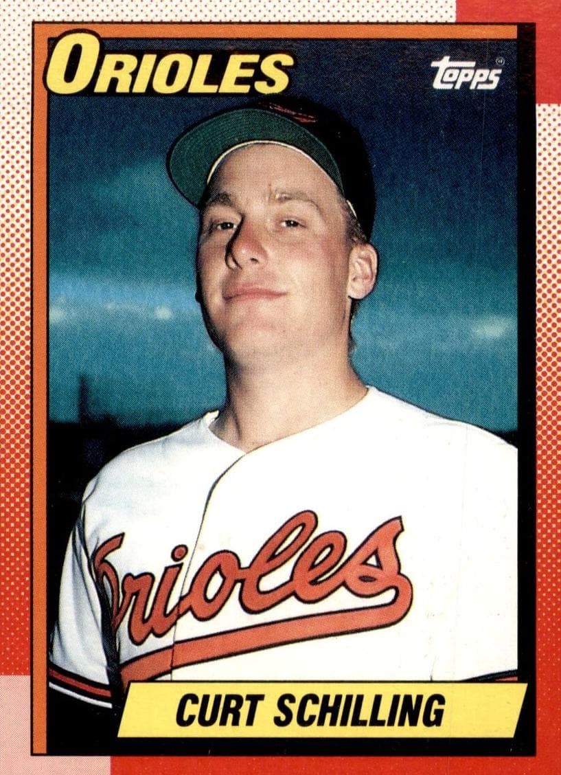 Curt Schilling 1990 topps Topps