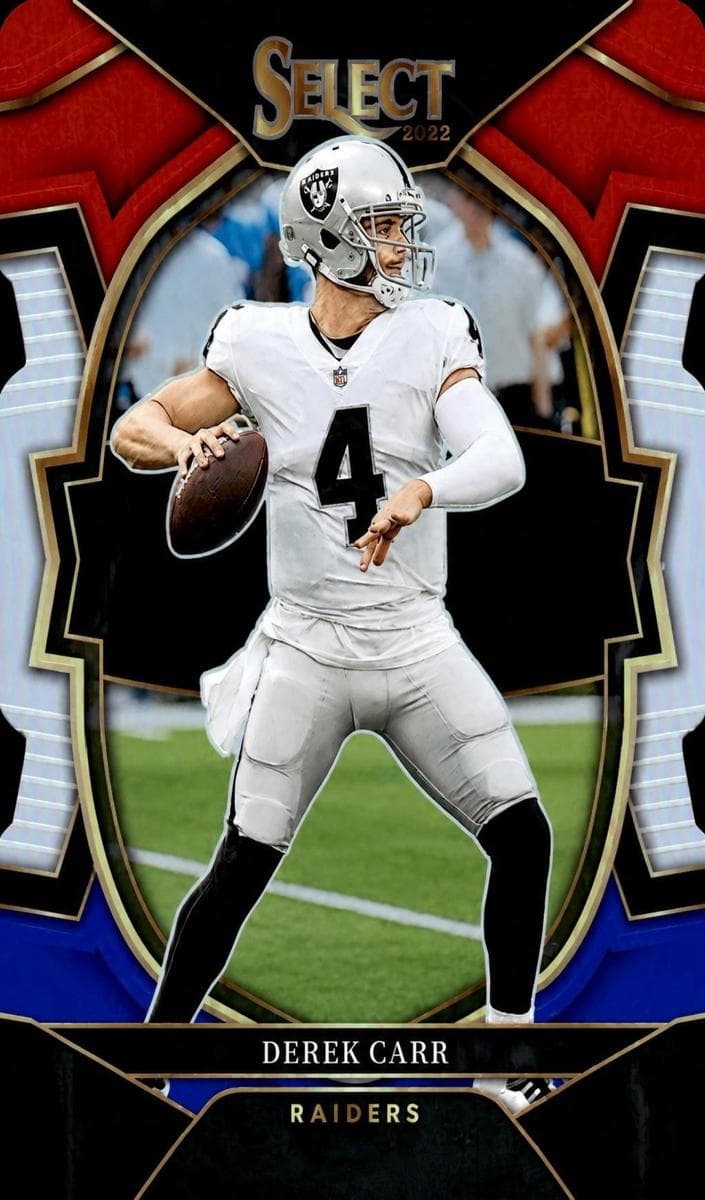 Derek Carr 2022 panini Panini Select