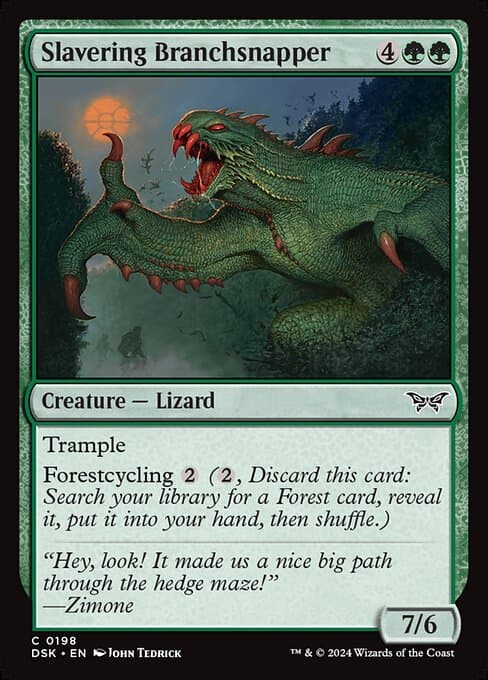 Slavering Branchsnapper 2024 Magic: The Gathering Duskmourn: House of Horror