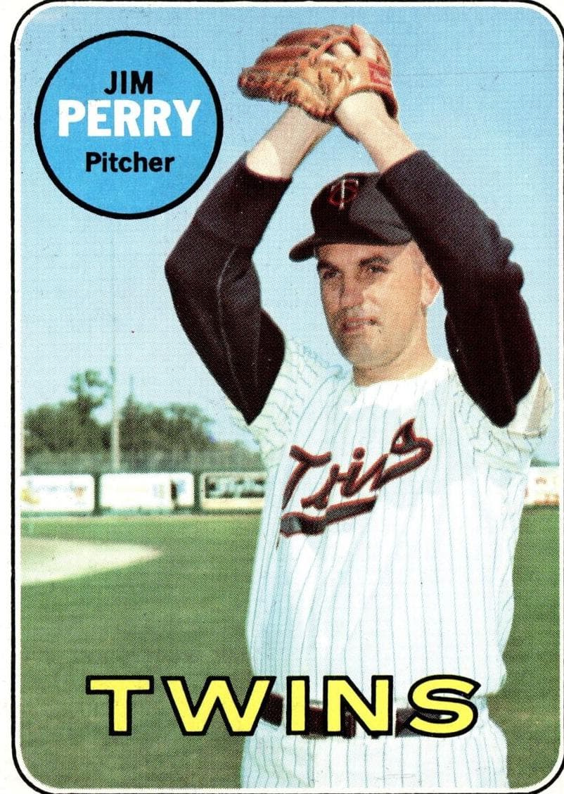 Jim Perry 1969 topps Topps