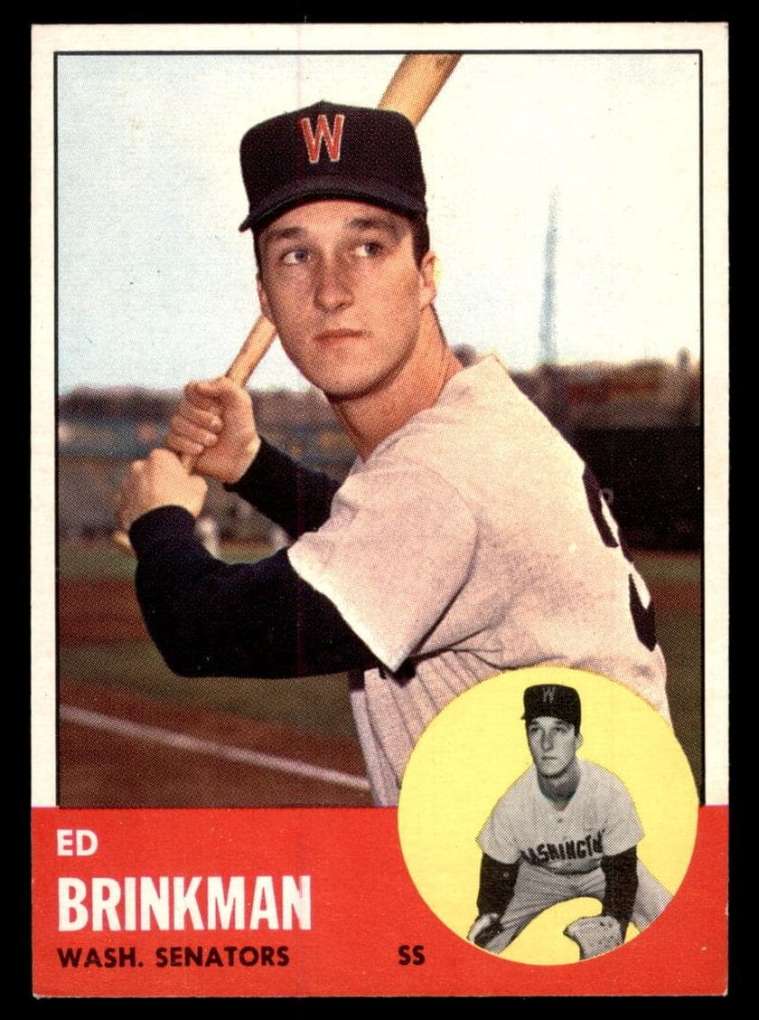 Ed Brinkman 1963 topps Topps