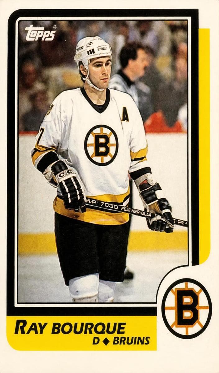 Ray Bourque 1986 topps Topps