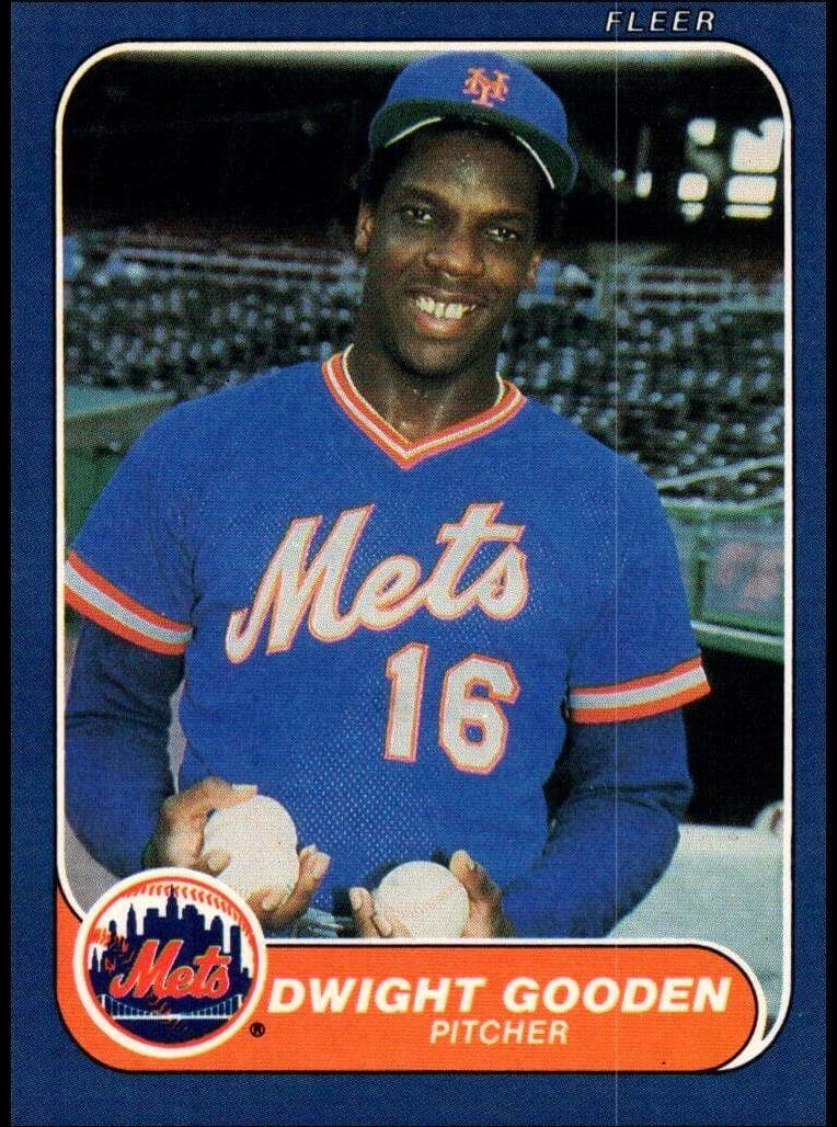 Dwight Gooden 1986 fleer Fleer