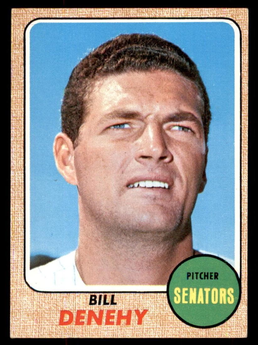 Bill Denehy 1968 topps Topps