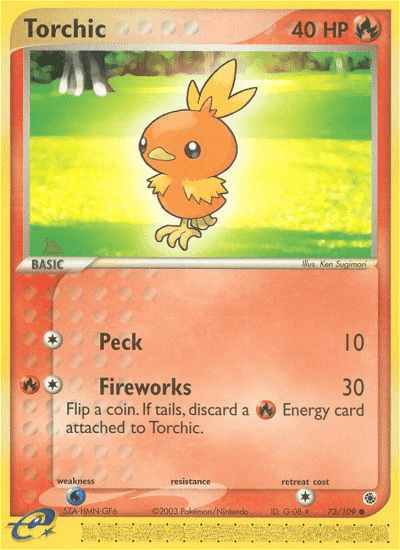 Torchic 2013 Pokemon Ruby & Sapphire