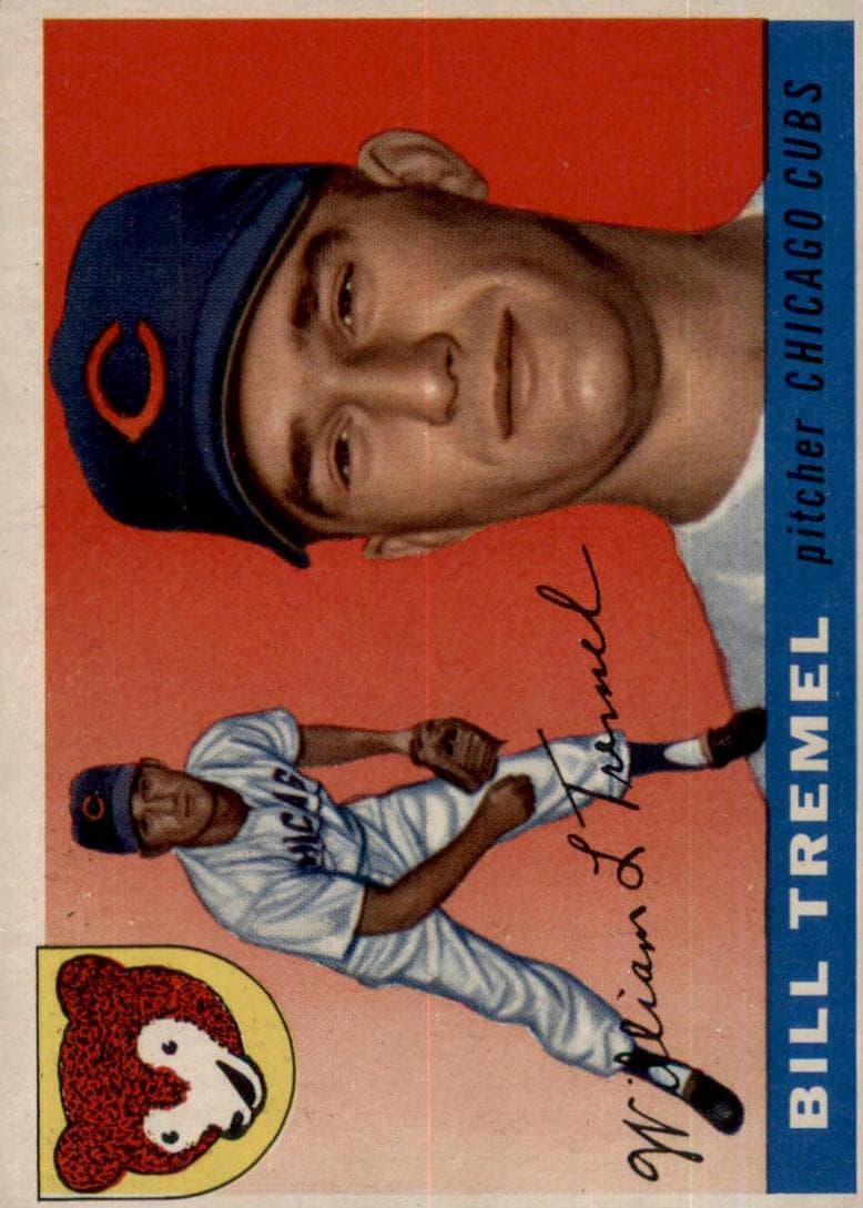Bill Tremel 1955 topps