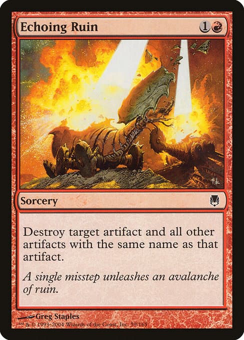 Echoing Ruin 2004 Magic: The Gathering Darksteel