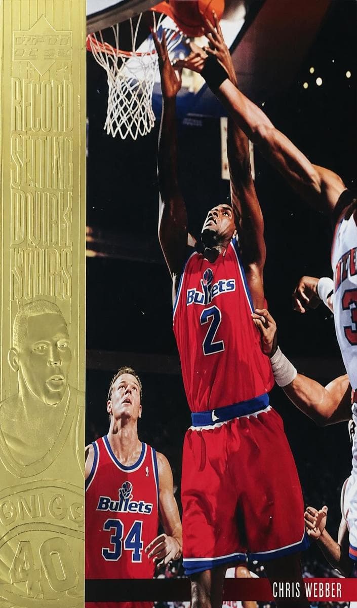Chris Webber 1994 upper-deck Upper Deck