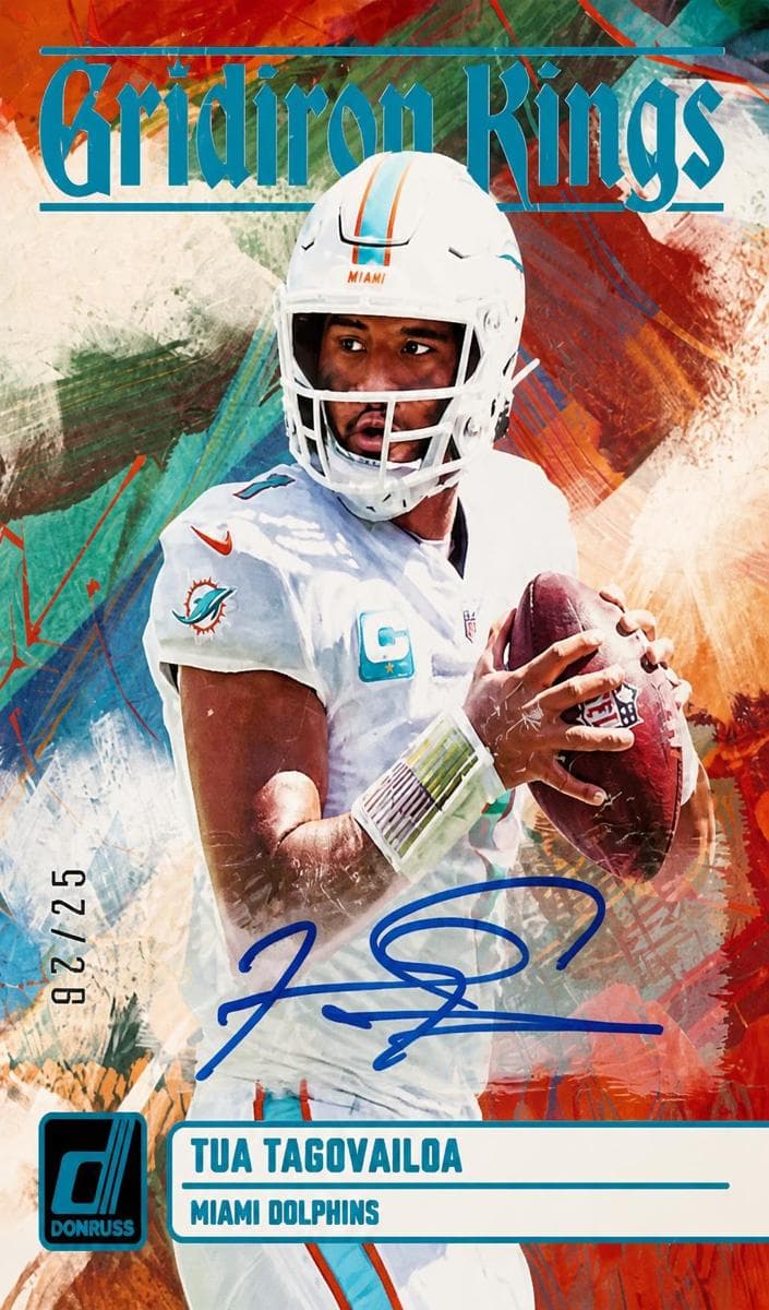 Tua Tagovailoa 2023 panini Panini Donruss