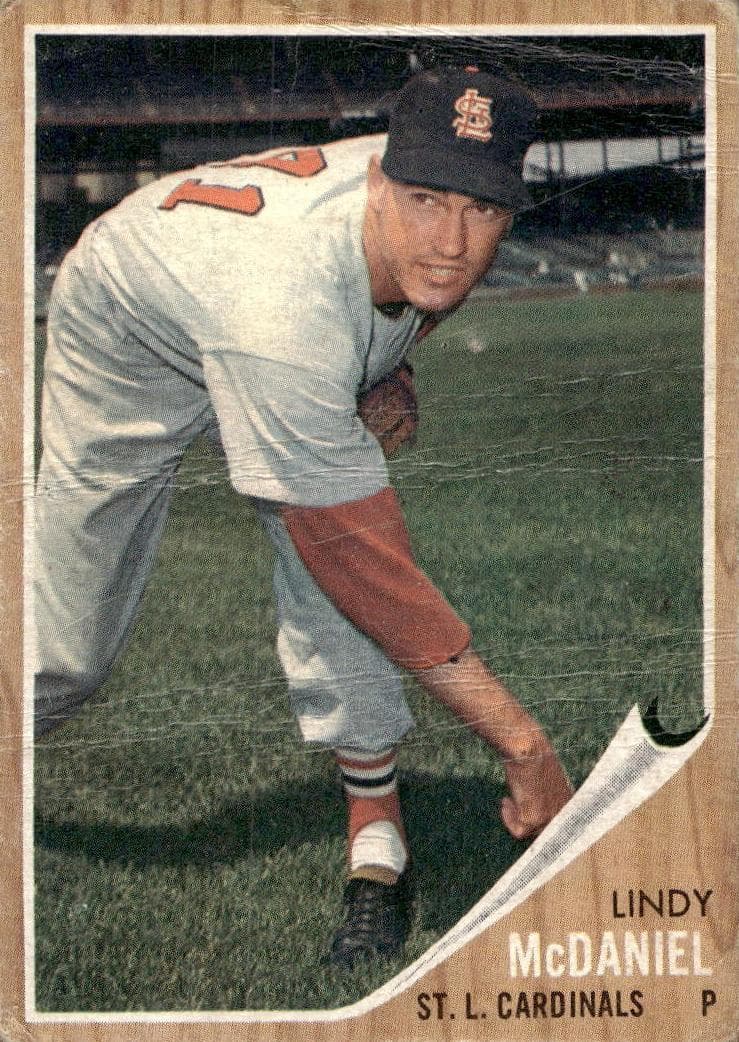 Lindy McDaniel 1962 topps Topps
