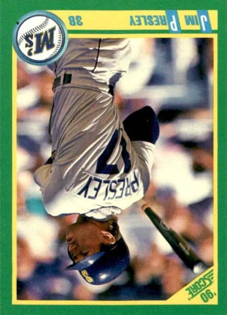 Jim Presley trading card