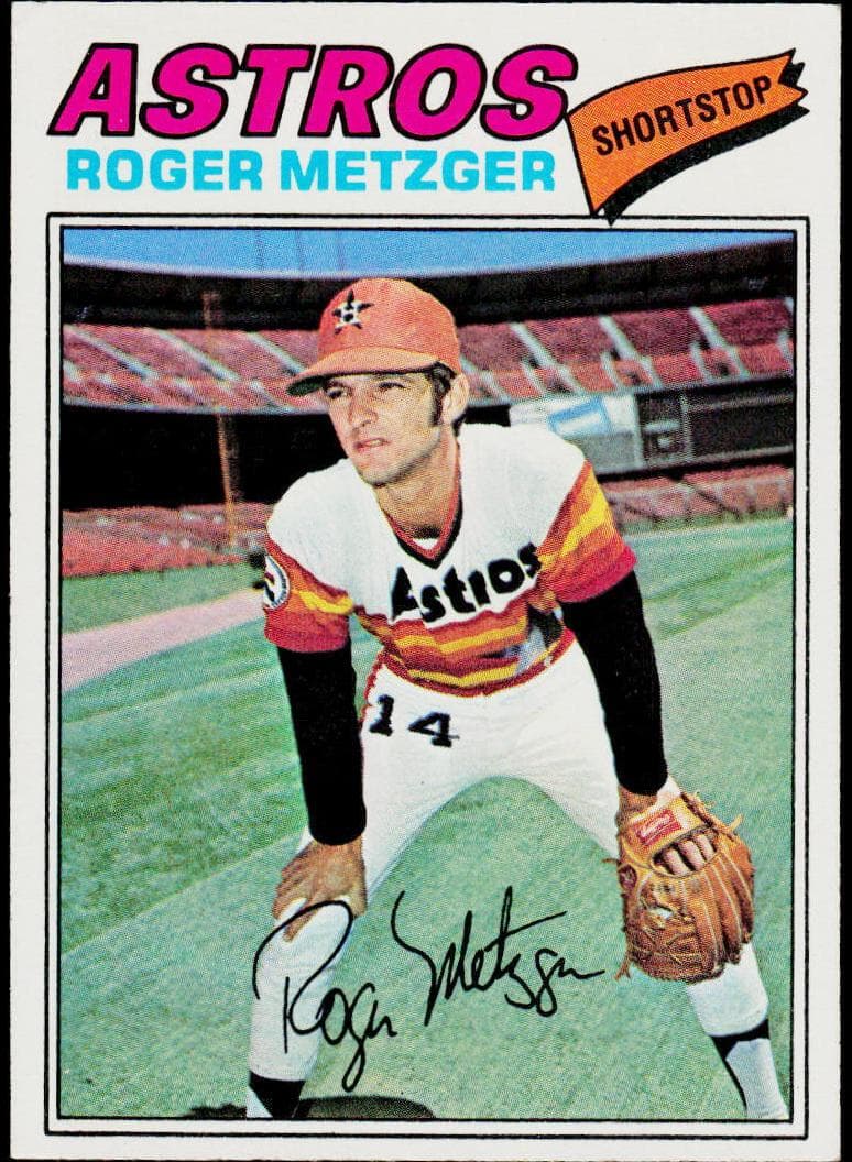 Roger Metzger 1977 topps Topps
