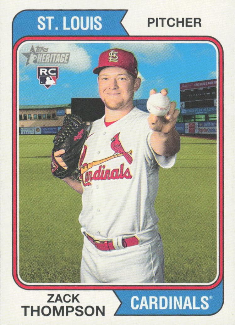 Zack Thompson trading card