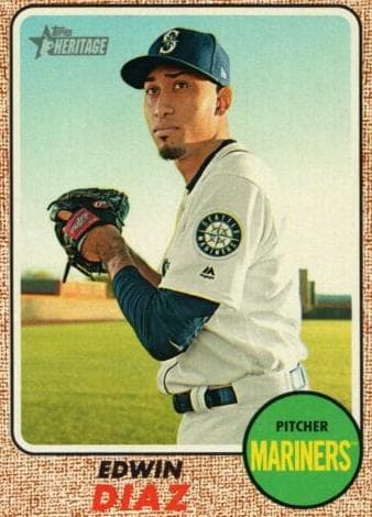 Edwin Diaz 2017 topps Topps Heritage