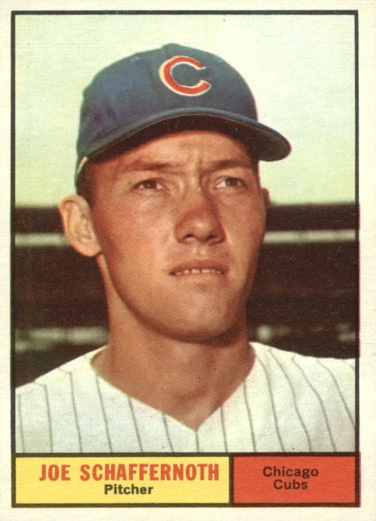 Joe Schaffernoth 1961 topps Topps