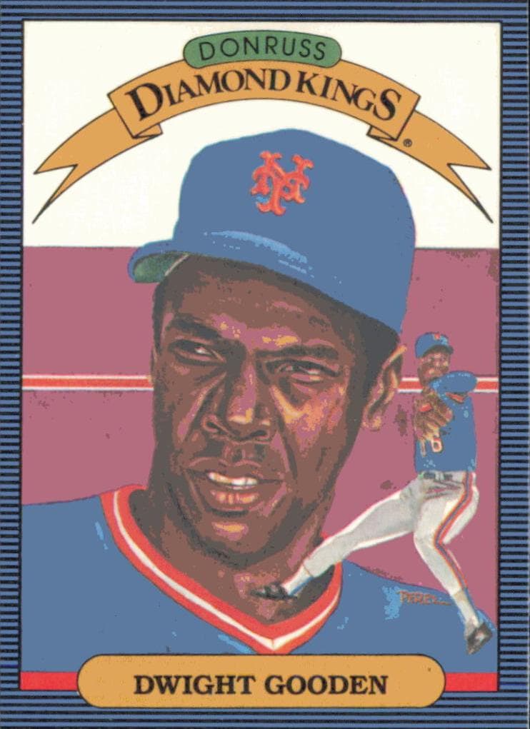 Dwight Gooden 1986 leaf Leaf