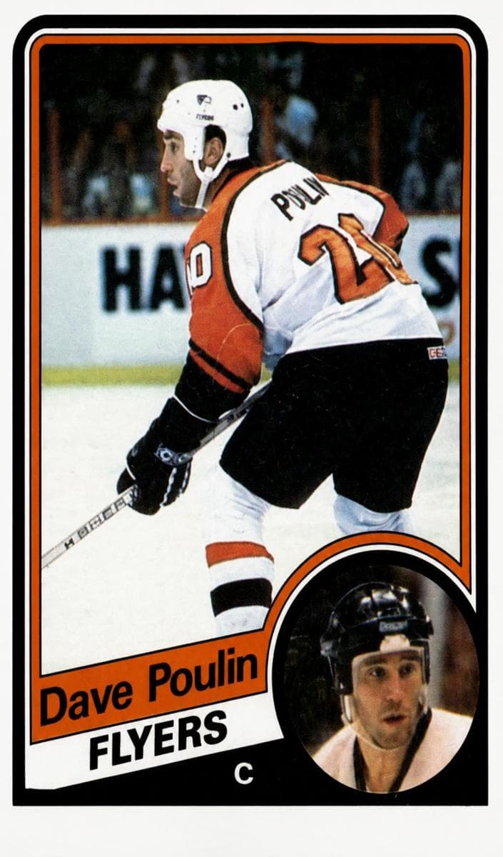 Dave Poulin trading card