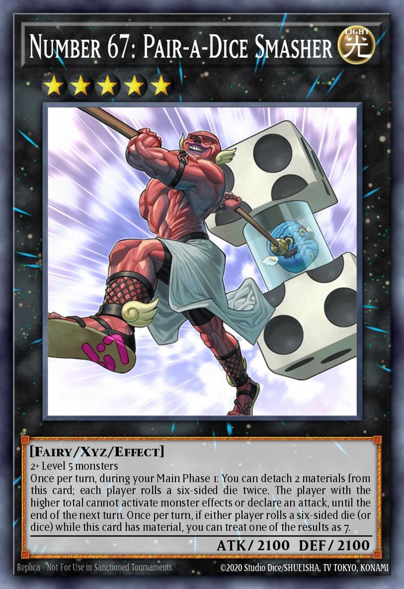 Number 67: Pair-a-Dice Smasher #JUSH-EN058