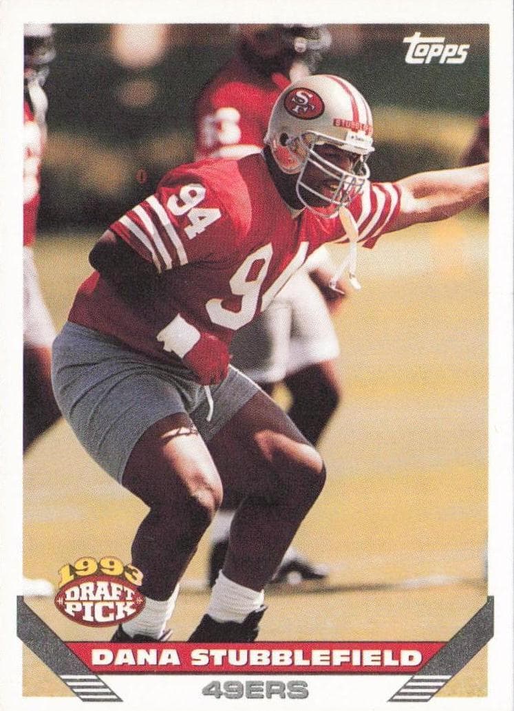 Dana Stubblefield 1993 topps