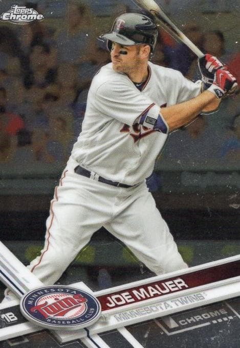 Joe Mauer 2017 topps Topps Chrome