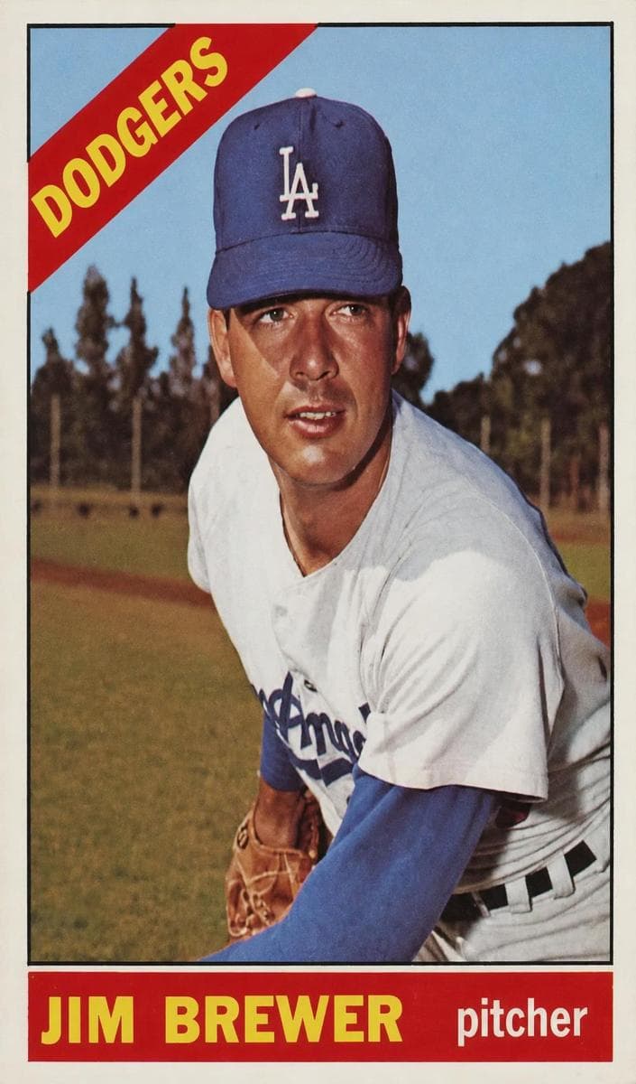 Jim Brewer 1966 topps O-Pee-Chee