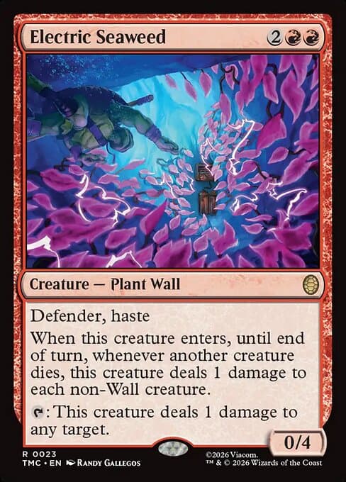 Electric Seaweed 2026 Magic: The Gathering Teenage Mutant Ninja Turtles Commander