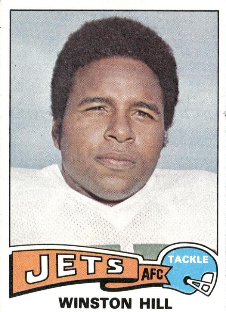 Winston Hill 1975 topps Topps