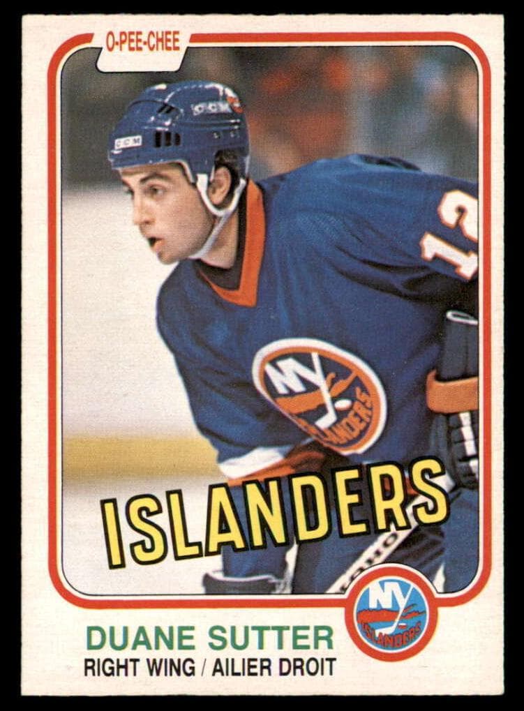 Duane Sutter 1981 topps O-Pee-Chee