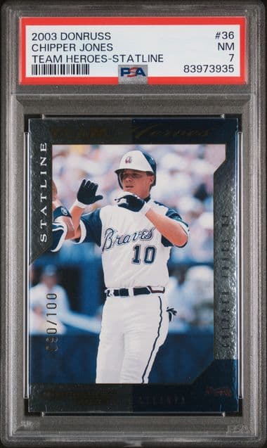 Chipper Jones 2003 panini