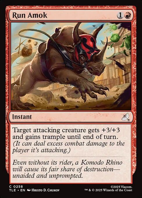 Run Amok 2025 Magic: The Gathering Avatar: The Last Airbender Eternal